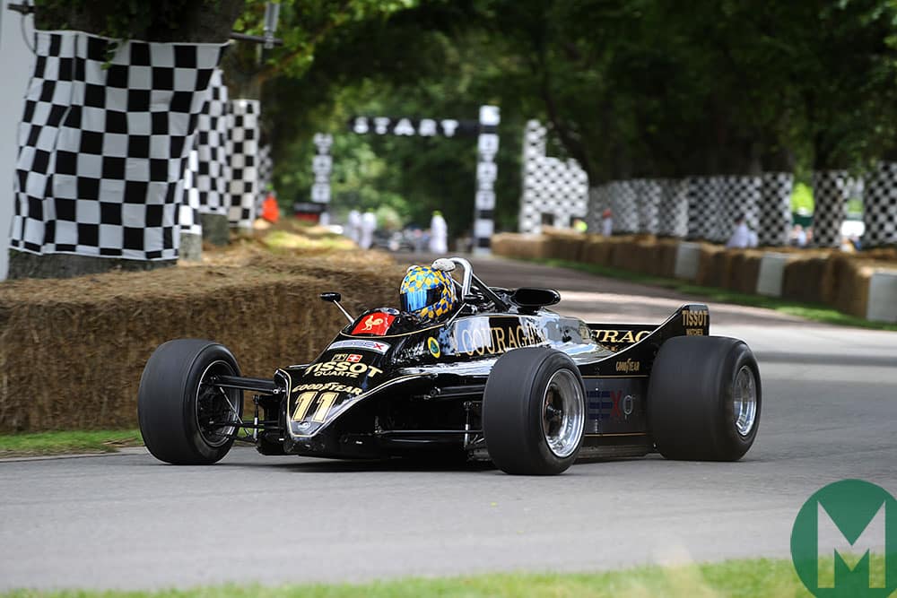 The Lotus 88 at the 2012 Goodwood Festival of Speed