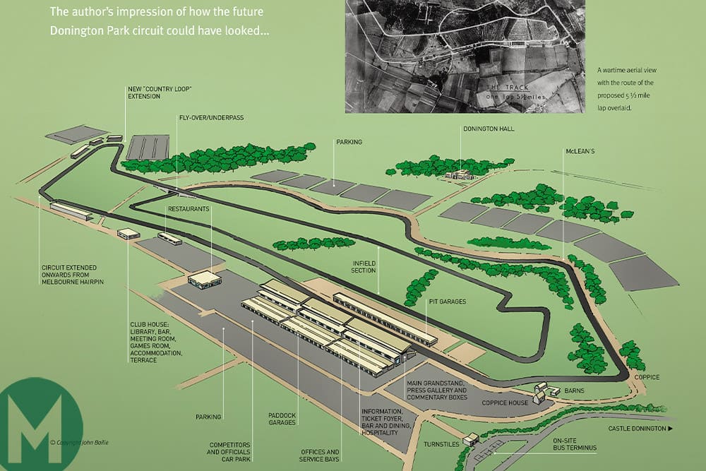 Donington Park 1960 plan