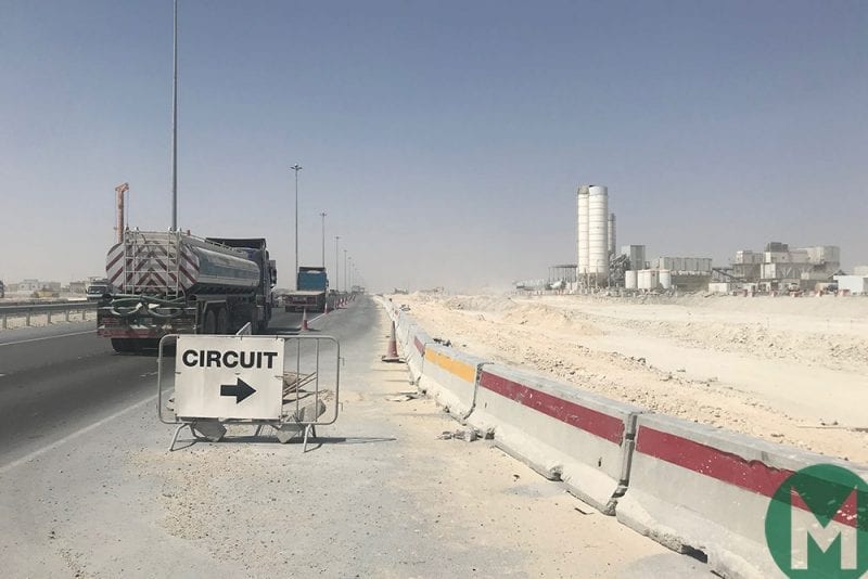 Qatar MotoGP circuit entrance