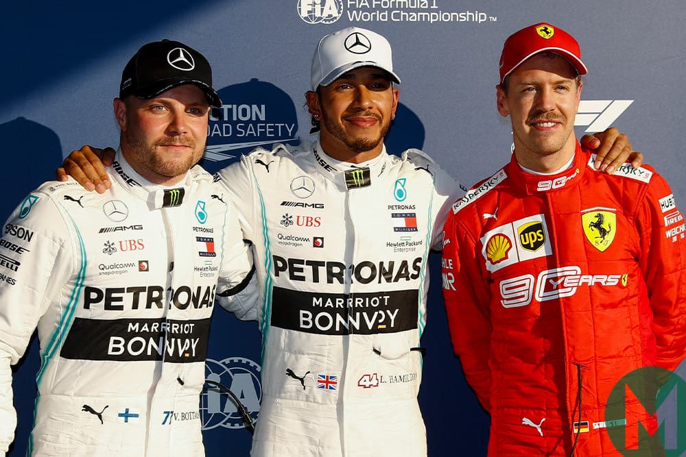 2019 Australian GP podium qualifying