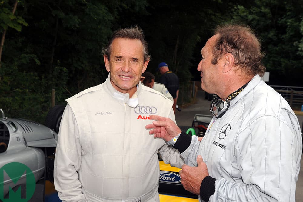 Jacky Ickx and Jochen Mass at the 2009 Goodwood Festival of Speed