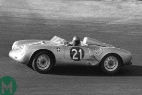 Porsche 550A Spyder with a quirky racing past