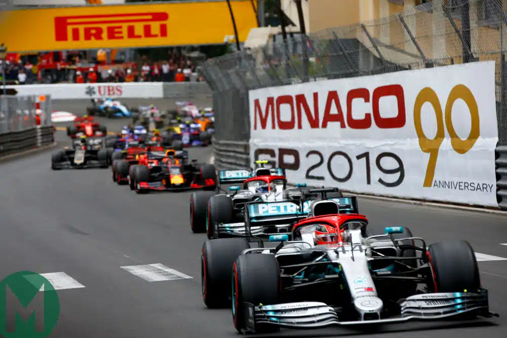 2019 Monaco Grand Prix start