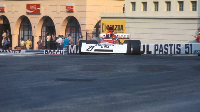BRM of Niki Lauda in the 1973 F1 Monaco Grand Prix