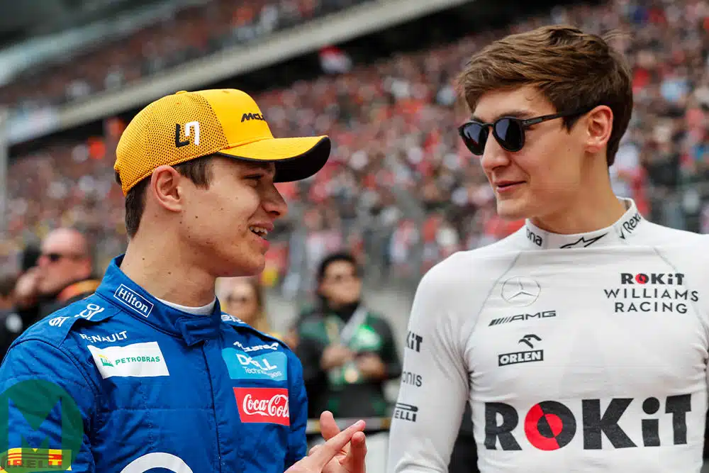 Lando Norris and George Russell, 2019 Chinese F1 Grand Prix