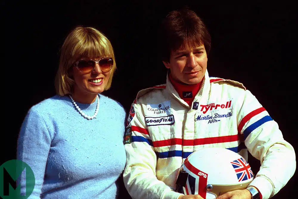 Martin Brundle and Liz Brundle 1985