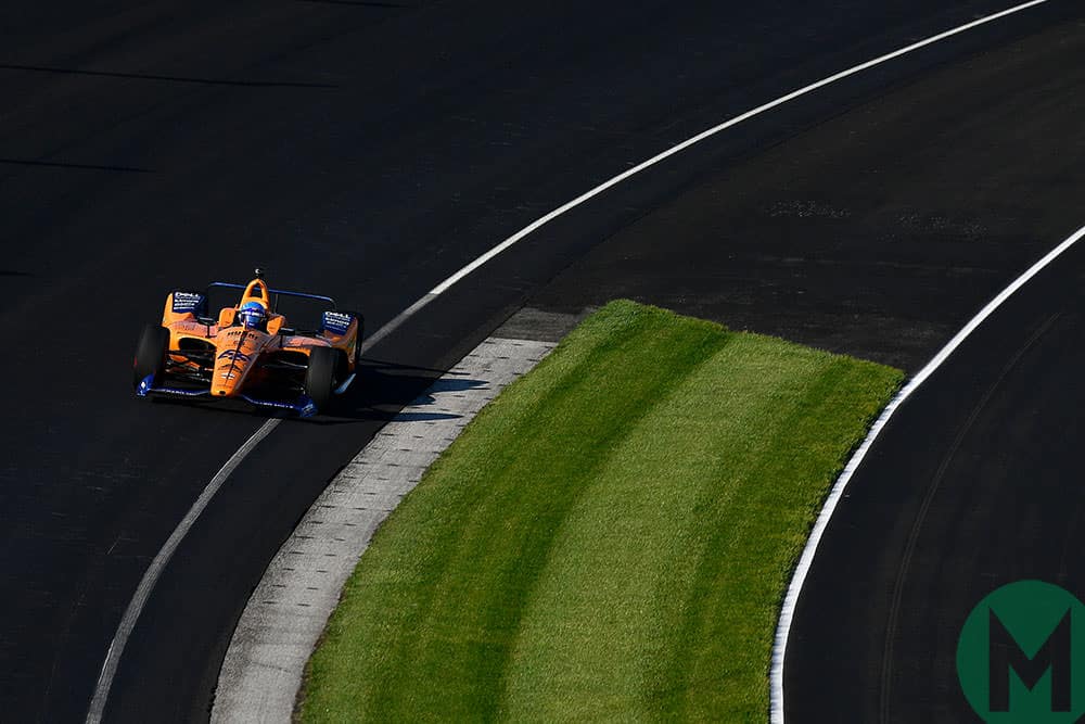 Fernando Alonso qualifying McLaren 2019 Indy 500