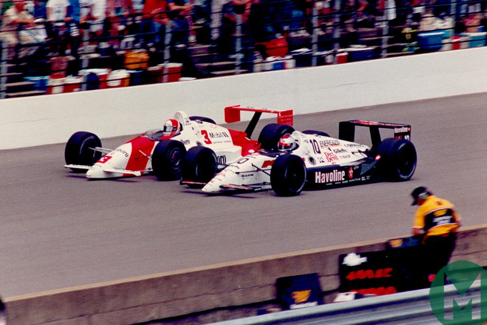 1991 Indy 500 Rick Mears Michael Andretti