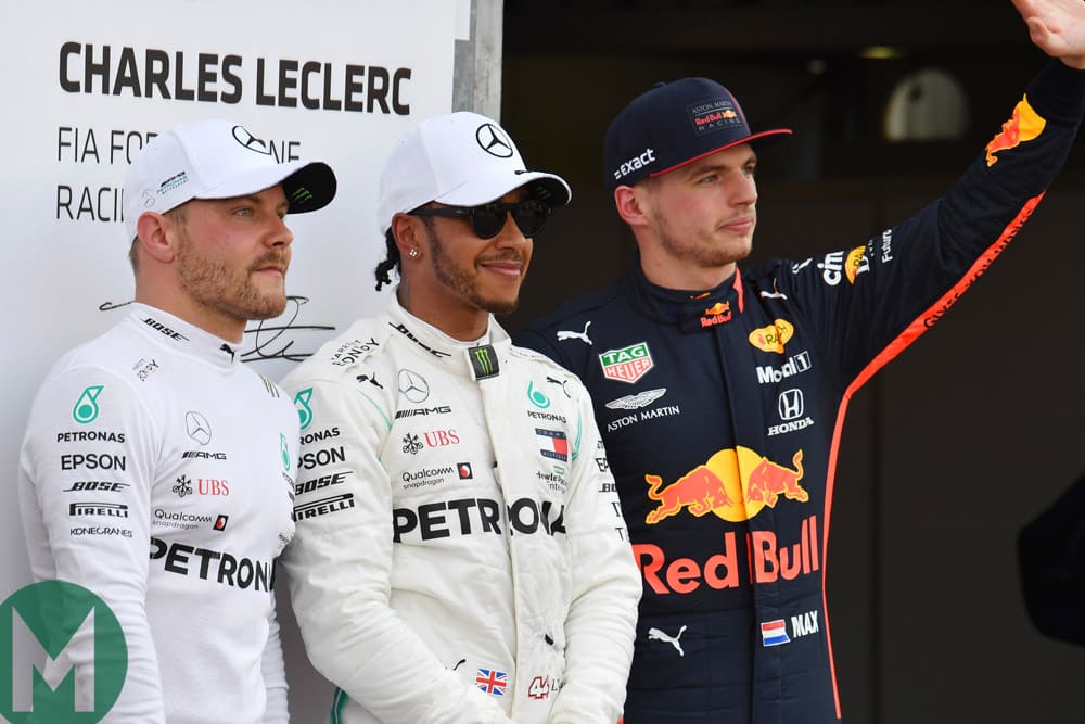 Hamilton, Bottas and Verstappen: the fastest three in qualifying for the 2019 Monaco Grand Prix