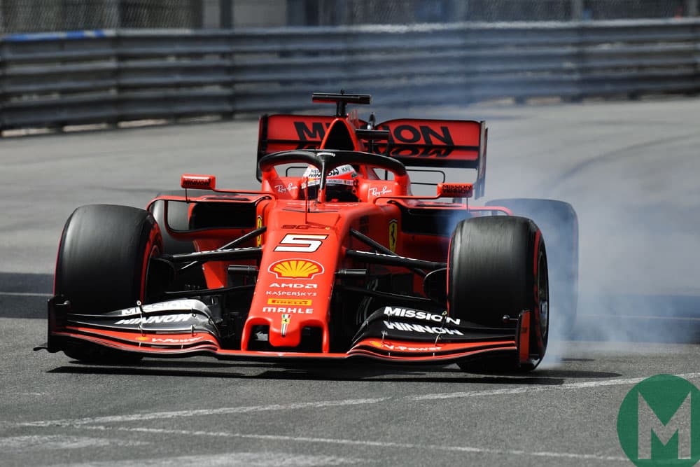Sebastian Vettel's qualifying session at the 2019 Monacio Grand Prix was error-strewn