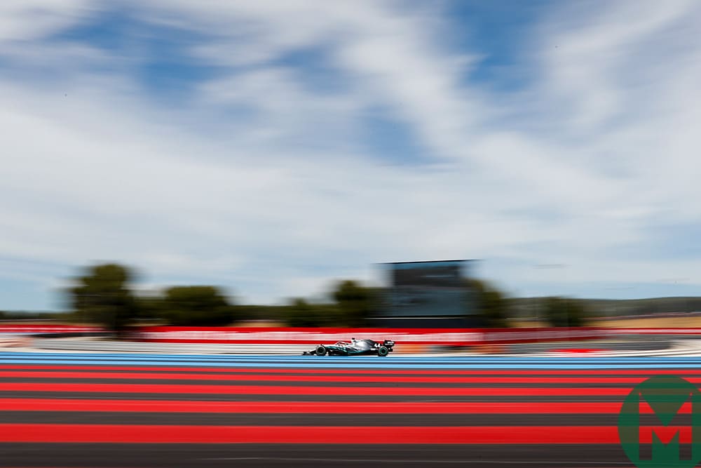 Lewis Hamilton at the Circuit Paul Ricard during the 2019 French Grand Prix