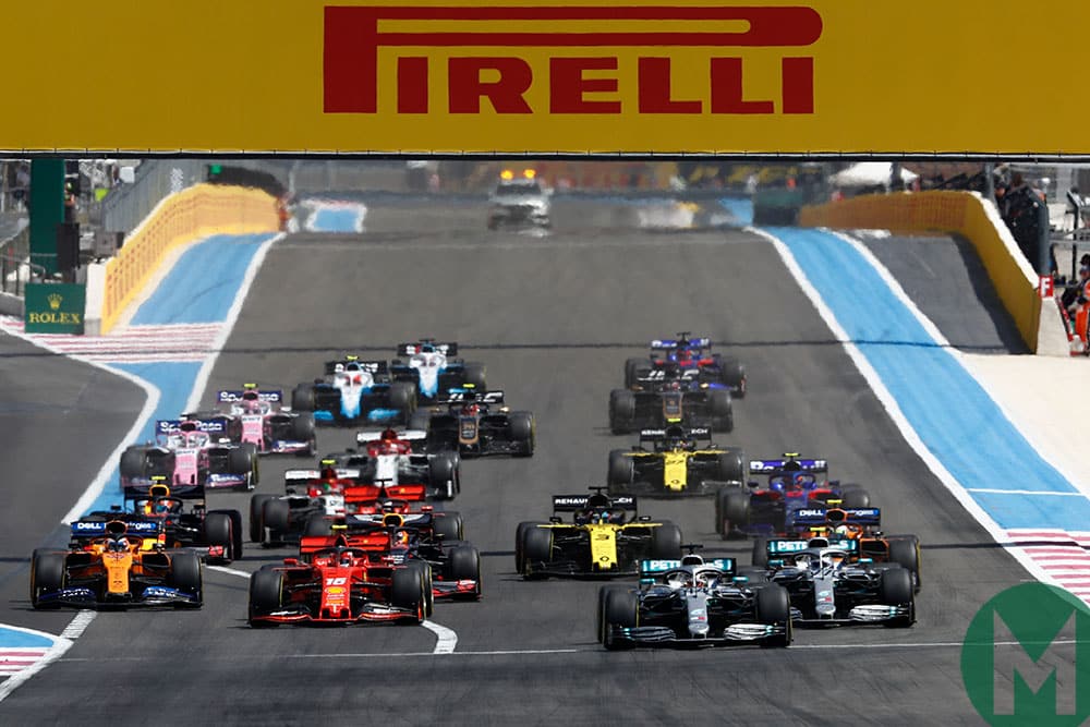 2019 French Grand Prix race start
