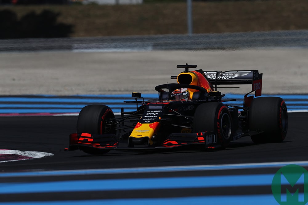 Max Verstappen in qualifying for the 2019 French Grand Prix