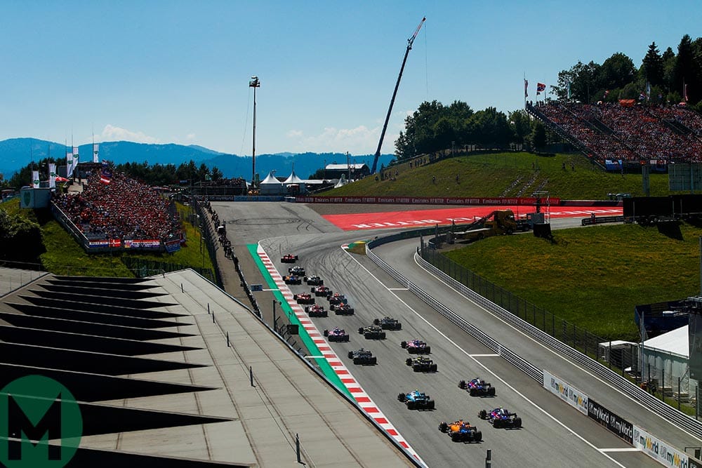 Austrian Grand Prix start