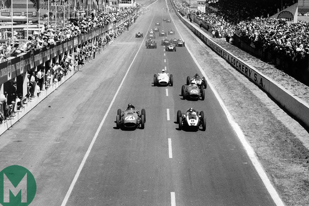 1959 Reims GP start