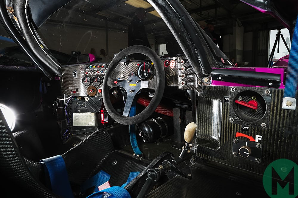 Jaguar XJR-12 cockpit