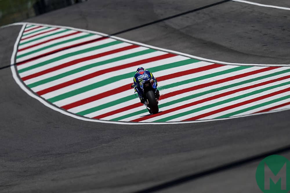 Joan Mir at the 2019 Italian MotoGP Grand Prix in Mugello