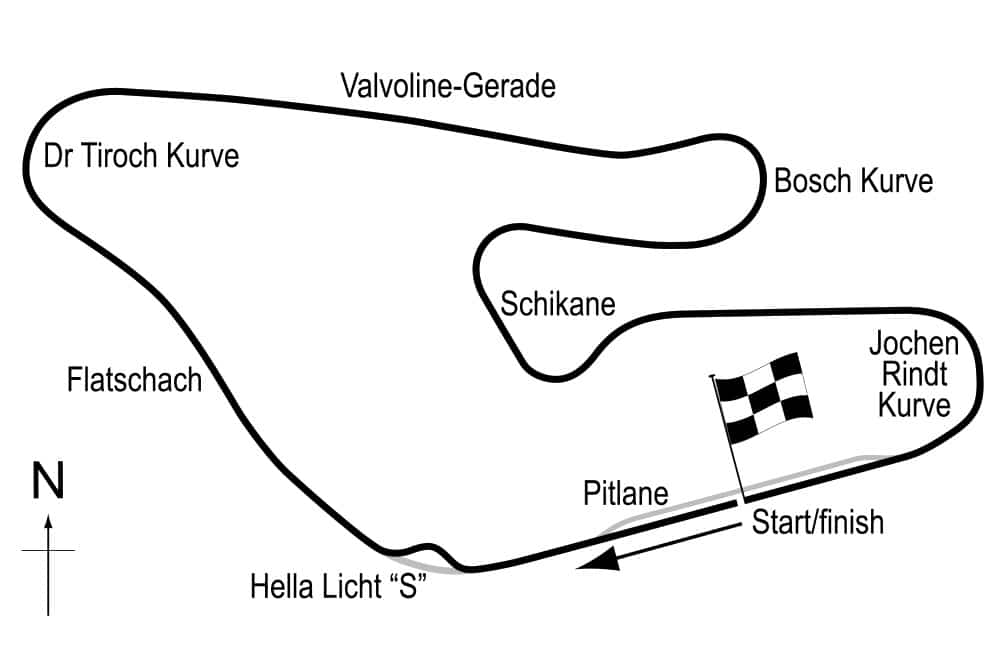 Osterreichring trackmap
