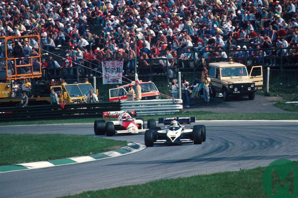 Piquet leads Lauda 1984 Austrian Grand Prix