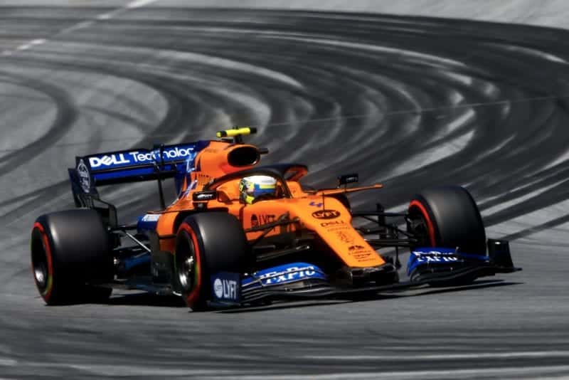 Lando Norris in the 2019 Austrian Grand Prix