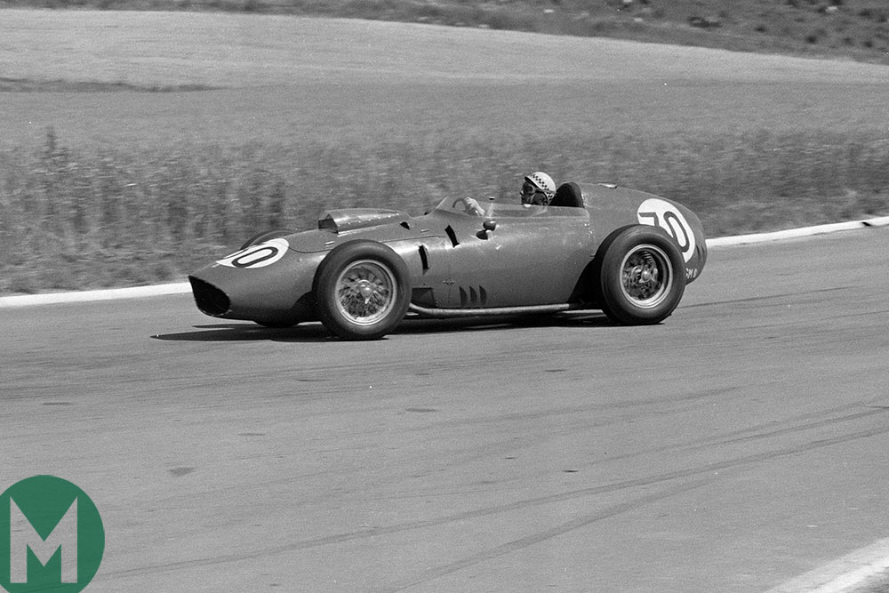 Jean Behra at the 1959 French Grand Prix at Reims