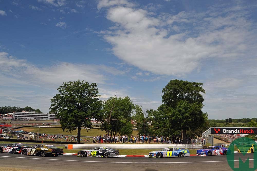 NASCAR start at Brands Hatch