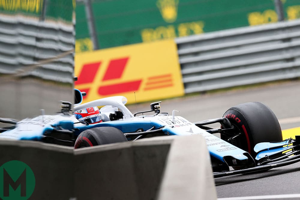 Williams' George Russell in the 2019 British Grand Prix