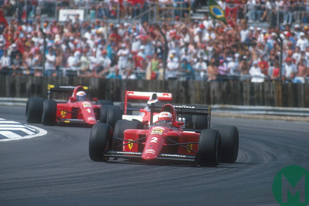 Nigel Mansell (briefly) retired after failing to win the 1990 British Grand Prix