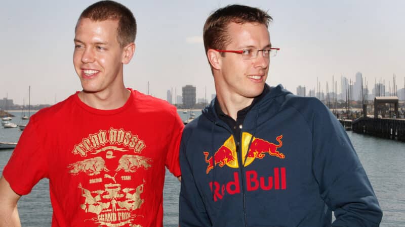 Sebastian-Bourdais-with-Sebastian-Vettel