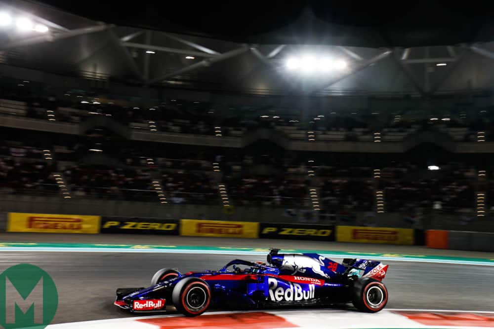 Brendon Hartley at the 2018 Formula 1 Abu Dhabi Grand Prix