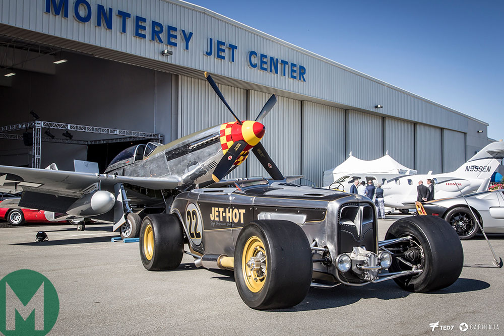 Hot rods and aircraft at McCall's Motorworks Revival