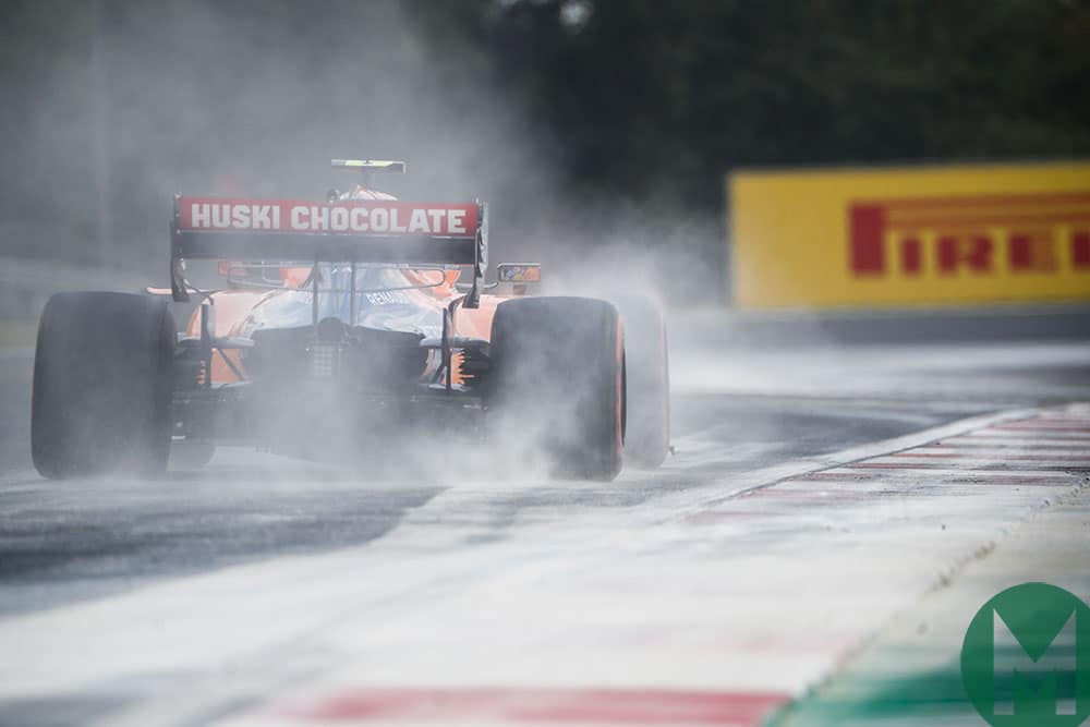 Lando Norris revelled in the McLaren's balance on Saturday