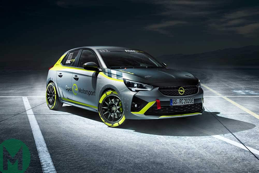 The Corsa-e Rally car is the first all-electric rally car