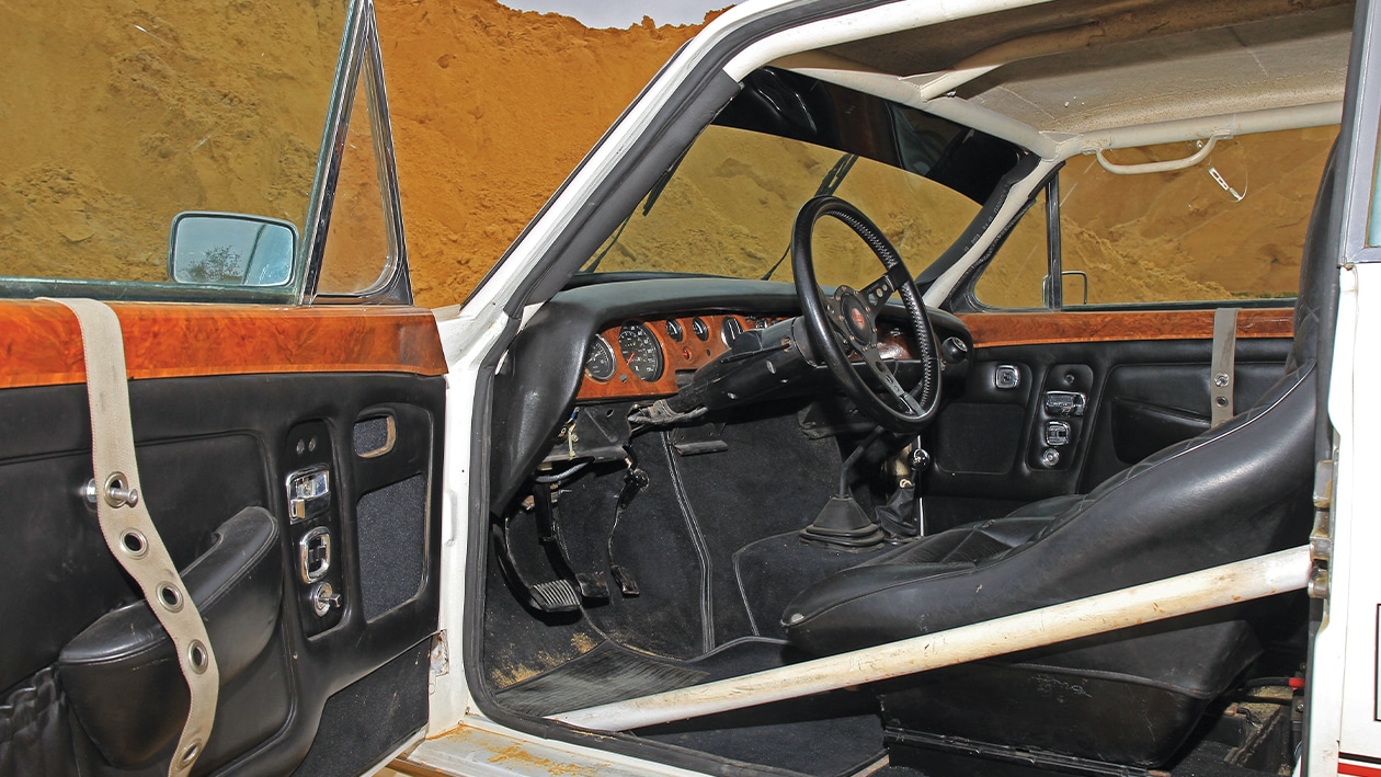 Interior of Rolls Royce Dakar car