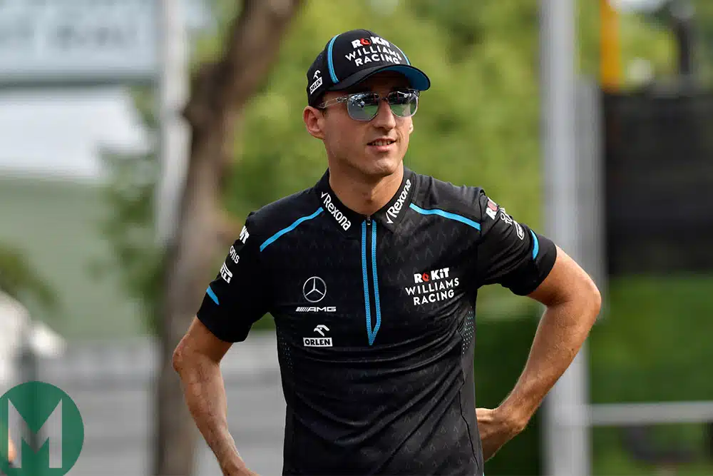 Robert Kubica on Thursday at the 2019 Singapore Grand Prix