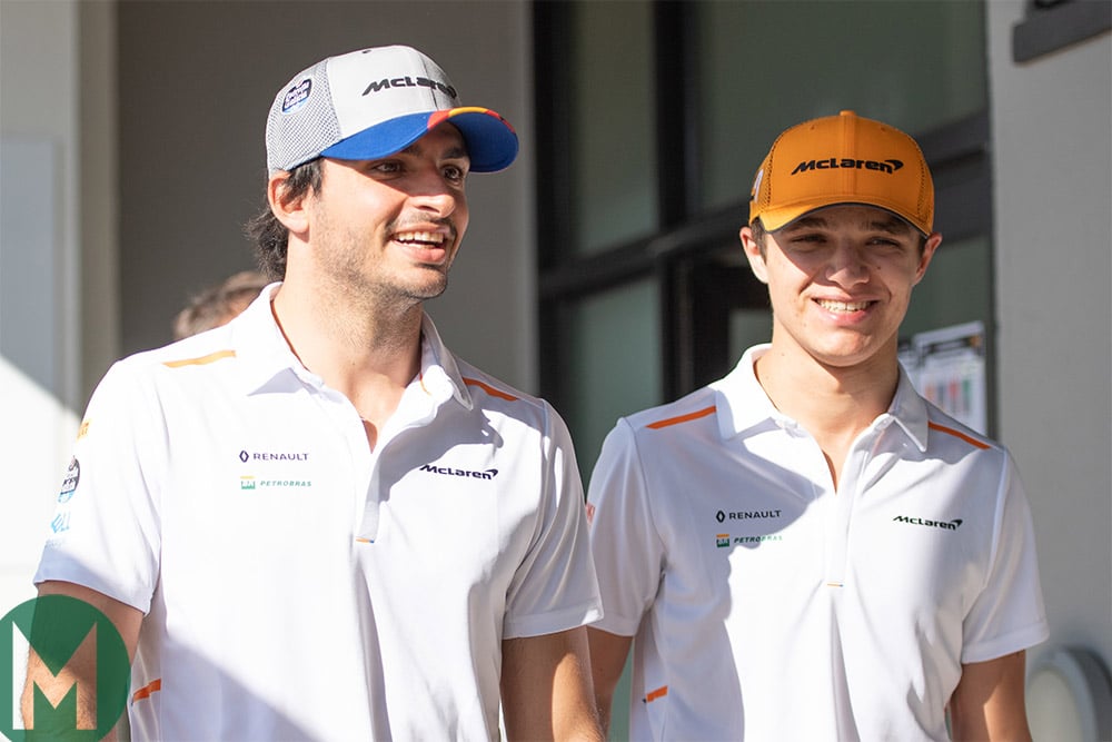Carlos Sainz and Lando Norris have been confirmed at McLaren for next season