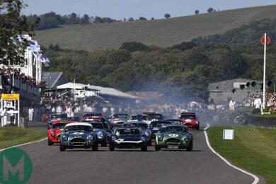 Candid drivers, filling silence and the best view in the house: hosting the Goodwood Revival