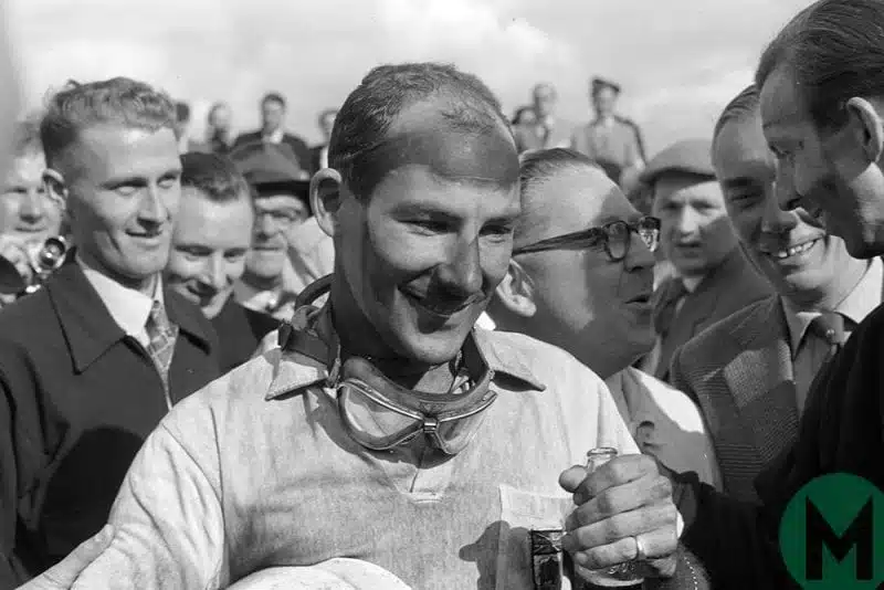 Sir Stirling Moss at the 1957 British Grand Prix
