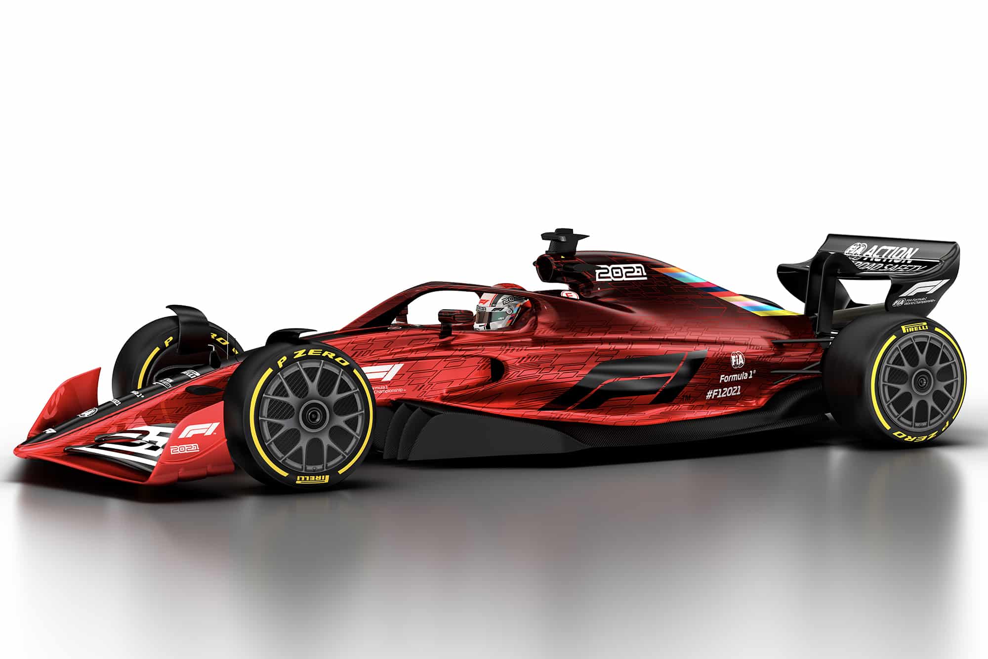 F1 2021 regulation car