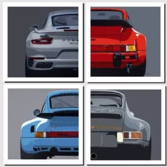 Product image for Modern Classics | Porsche 911 | Jean-Yves Tabourot | Limited Edition print