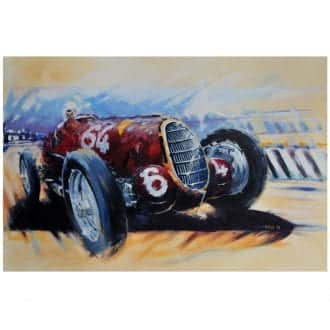 Product image for Alfa Romeo 8C-35 - Coppa Ciano - 1936 | Andrew Hill | Limited Edition print