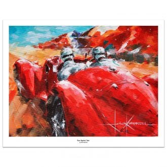 Product image for Race Against Time | Carlo Pintacuda - Alfa Romeo - 1938 Mille Miglia | John Ketchell | Limited Edition print