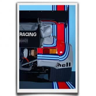 Product image for Turbo Martini | Porsche 911 RSR - 1974 | Jean-Yves Tabourot | Limited Edition print