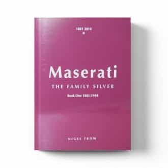 Product image for Maserati: The Family Silver | Nigel Trow | Book | Hardback |