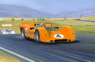 Product image for Bruce McLaren | McLaren M6A | Martin Tomlinson | Limited Edition print