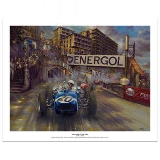 Product image for Catch Me If You Can | Stirling Moss - Lotus - 1961 | Paul Dove | Limited Edition Print