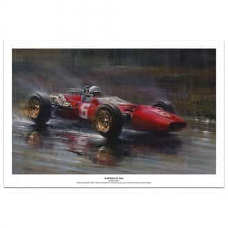 Product image for John Surtees - Ferrari 312 - Spa-Francorchamps | Paul Dove | Limited Edition print