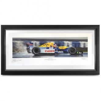 Product image for Champion Elect | Nigel Mansell - Williams FW14B - 1992 | signed Nigel Mansell | Limited Edition print