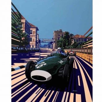 Product image for Stirling Moss’s Pescara Grand Prix Risky Business Print