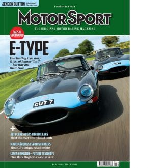 Product image for January 2018 | Jaguar E-type | Motor Sport Magazine